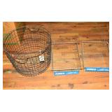 Metal Wire Baskets With Ames Store Signs