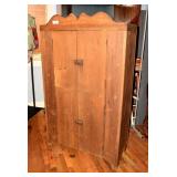 Antique Rustic Jelly Cabinet, 4 Doors