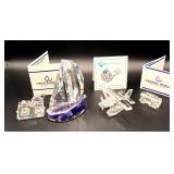 4 Crystal World Collectible Figurine Set