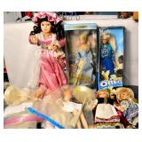 Collectible Barbie Dolls and Other Porcelain Dolls