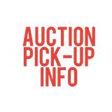 PLEASE READ AUCTION PICK UP INFO