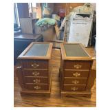 PAIR OF VTG. END TABLE/NITE STANDS