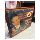 VTG. WOODEN NASCAR MARK MARTIN CLOCK