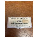 CASE XX HARD ARKANSAS OILSTONE CASE AND STONE