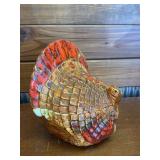 VTG. CERAMIC TURKEY GRAVY BOWL