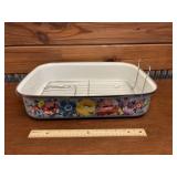 THE PIONEER WOMAN - ENAMEL ON STEEL ROASTER PAN