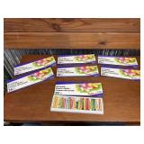 6 NIB -1 USED - OIL PASTELS PENTEL ARTS COLORS