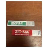VTG- ZIG ZAG & KODIAK BOX CUTTER ADVERTISEMENT