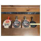 4 - 3 CAST IRON SKILLET BAKING KITS 1 CERAMIC