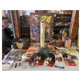 HUGE LOT OF NASCAR ITEMS COLLECTIBLES AND MORE