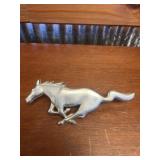 VTG. METAL CHROME MUSTANG EMBLEM OEM
