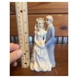 PORCELAIN BRIDE AND GROOM - VTG - FIGURE