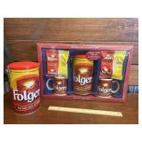 FOLGERS - GIFT SET WITH MUGS AND TINS