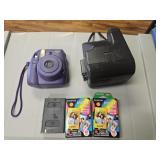 2 INSTANT CAMERAS W/ 3 BOXES OF FILM