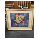 VTG. FRAMED PICTURE OF THE SANDMAN