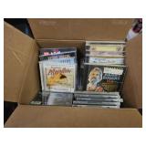 BOX FULL OF VTG. CD'S