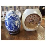 2 ORIENTAL PCS. -VASE & EGG