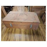 VTG. WOODEN STORAGE BOX