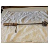 VTG. IRON MEAT BRANDER 3 SIDED M-R-W