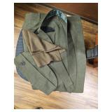 VTG. USMC PANTS , BELT, HAT ,& HANDKERCHIEF