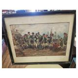 CIVIL WAR VTG. FRAMED ART