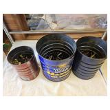 3 CANS OF MIXED BRASS