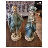 1940s NEW ART WARES- COURTING COUPLE