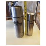 2 THERMOS STAINLESS BOTTLES