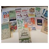 15 VTG. RECIPE BOOKLETS