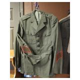 VTG. USMC DRESS  JACKET SIZE 40 R