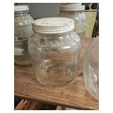 VTG. DURAGLAS HOOISER GLASS GALLON JAR