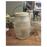 VTG. BARREL CANDY/PICKLE JAR