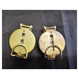 LOT OF 2  LENSATIC  COMPASS  LIQUID FILLED