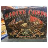 16x12 METAL MARINE CORPS SIGN