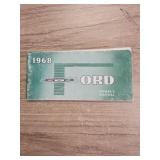 1968 FORD OWNERS MANUAL