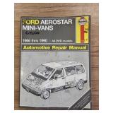 FORD AEROSTAR MINI VANS 1986-1990 REPAIR MANUAL