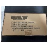 1 CASE OF ERB CHEMICAL GUARD GOGGLES