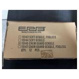 1 CASE OF ERB CHEMICAL GUARD GOGGLES