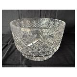 Crystal punch bowl
