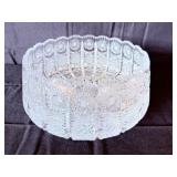 Crystal punch bowl