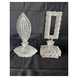 Crystal perfume decanters (2)