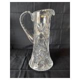German crystal pitcher