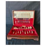 Vintage 53-piece sterling silver flatware set