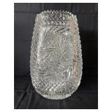Vintage cut crystal vase