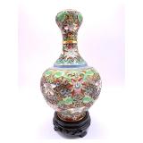 Russian vase, gilt and enamel