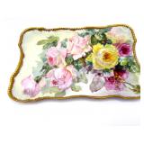 Porcelain Tray Hallmark Stamped by Elite, France