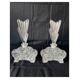 German crystal perfume decanters (2)