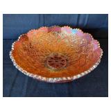 Vintage Indian Glass/Carnival Glass Bowl