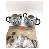 Soviet Tea cream and sugar, St. Petersburg, USSR.