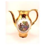 Gold teapot by S.T.W. Bavaria, Germany.